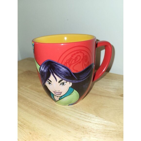 ⭐️ 2/$50 Disney Parks Mulan Coffee Mug “Live With Honor” Ceramic Mug - Picture 2 of 6